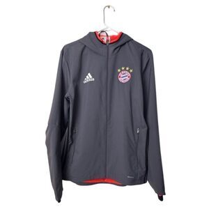 Adidas FC Bayern Munich Mens ClimaCool Jacket Size Large Gray